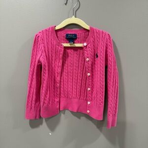 Polo by Ralph Lauren Pink Cable Knit Sweater